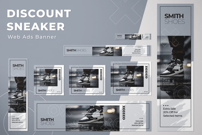 Web Ads Banners - Sneaker Promotion