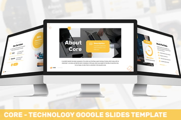Core - Technology Google Slides Template
