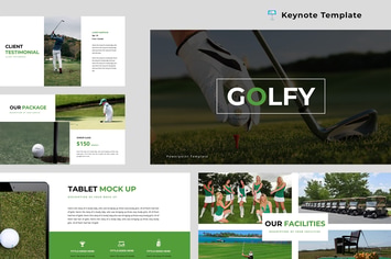 Golfy Keynote Presentation Template