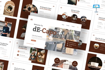Decapo - Coffee Shop Keynote Template