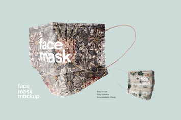 Face Mask Mockup