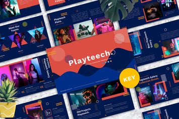 Playteech - Creative Purpose Keynote Template