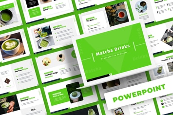 Matcha Drinks - Powerpoint Template