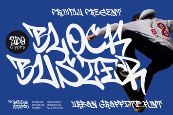Block Buster - Urban Graffiti Font