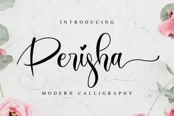 Perisha - Lovely Script Font
