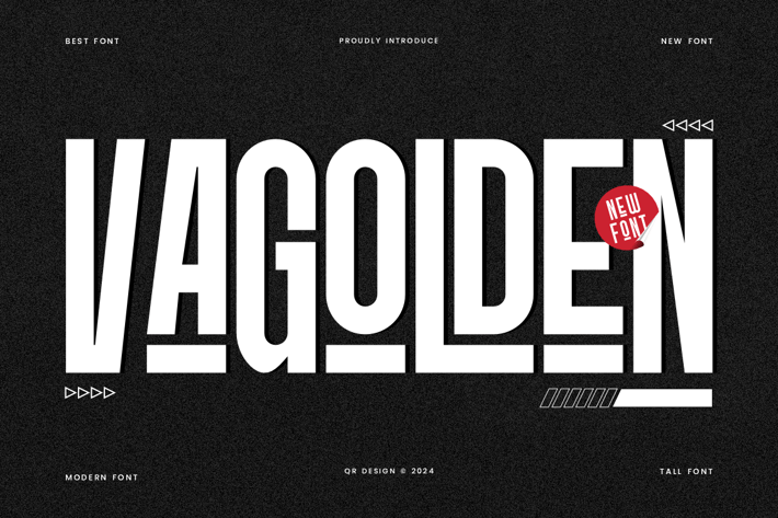 Vagolden - Modern Condensed Sans