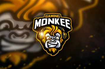 Monkee Gaming - Mascot & Sport Logo