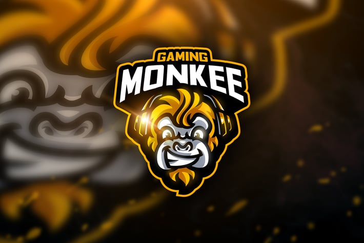 Monkee Gaming - Mascot & Sport Logo