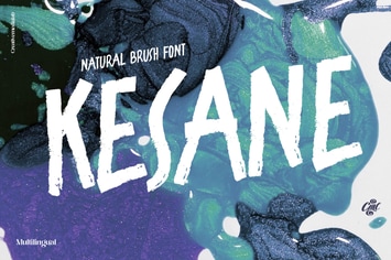 Kesane - Natural Brush Font