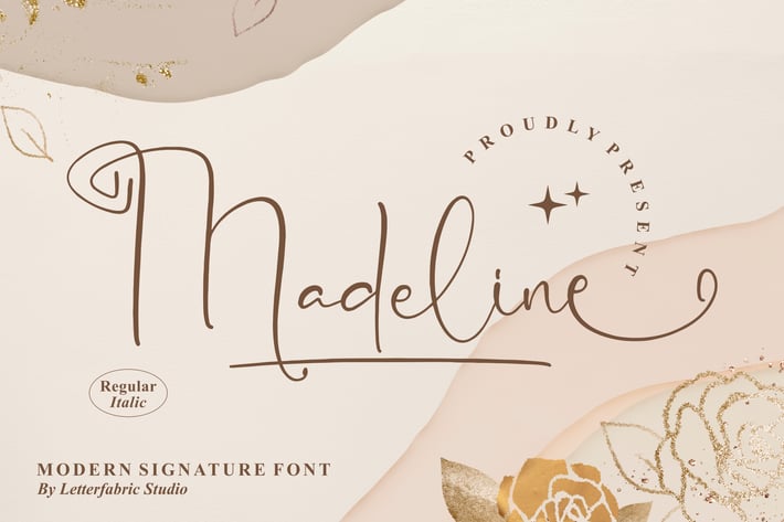 Madeline Modern Signature Font
