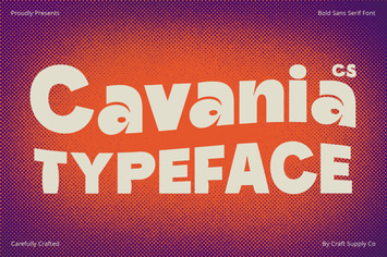 CS Cavania – Bold Font