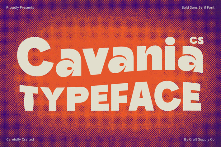 CS Cavania – Bold Font