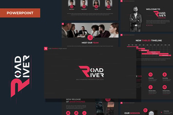 Road River - Multipurpose Powerpoint Template