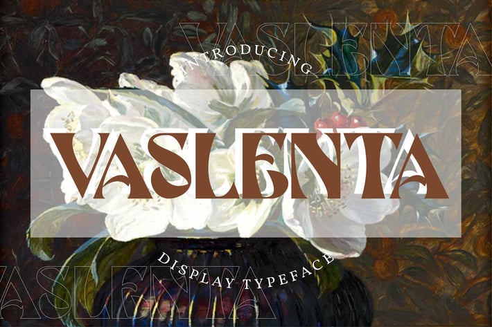 Vaslenta | Display Typeface Font