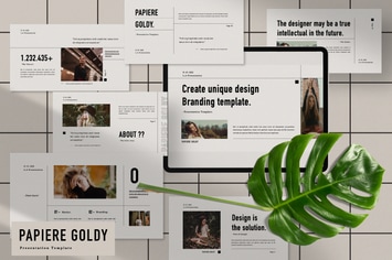Papiere Goldy Business Plan Powerpoint