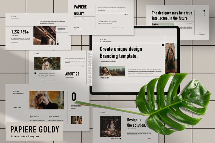 Papiere Goldy Business Plan Powerpoint