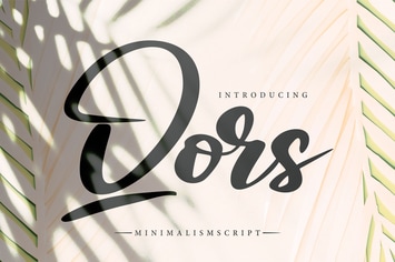 Qors | Minimalism Script Font