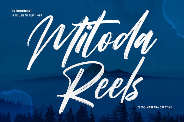Mitoda Reels Brush Script Font