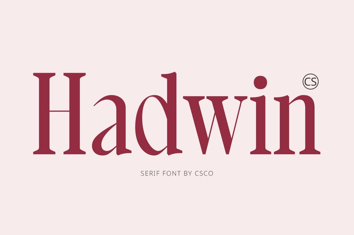 CS Hadwin – Classic Font
