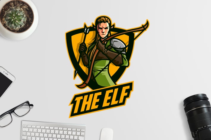 Esports Elf Archer Logo