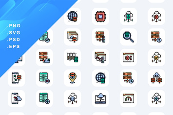 Big Data Icons