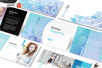 BUSINESS EXPERTS - Powerpoint V488