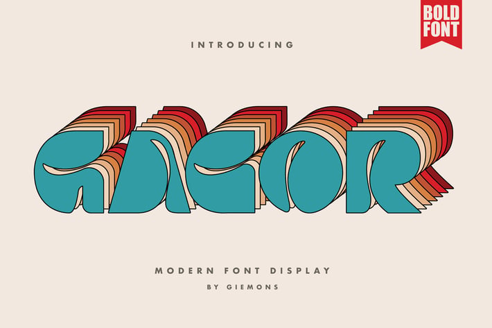 Gacor - Display Font