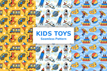 Kids Toys Seamless Pattern