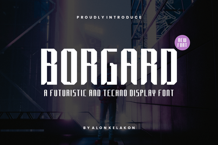 Borgard Futuristic and Technology Font