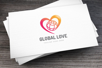 Global Love Logo Template