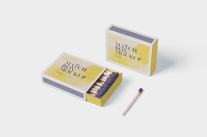 Match Box Mock-Up Set