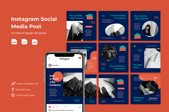 Business Instagram Post Vol. 105