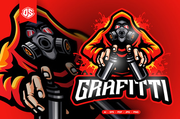 Grafitti Mascot Logo