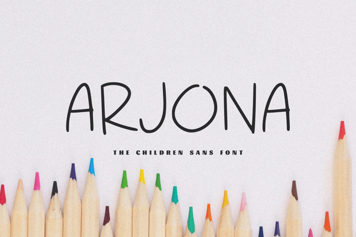 Arjona - The Children Sans Font