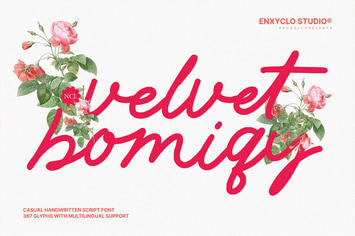 NCL Velvet Bomiqy - Casual Handwritten Script Font