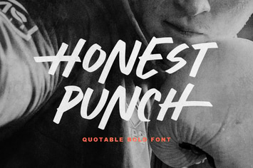 Honest Punch - Quotable Bold Font