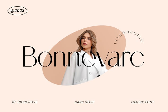 Bonnevarc Luxury Sans Serif Font