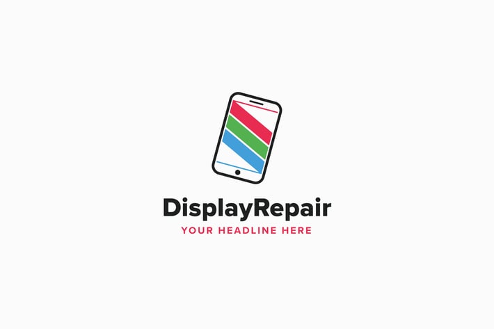 Display Repair Logo Template
