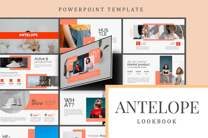 Antelope Lookbook - Powerpoint Template