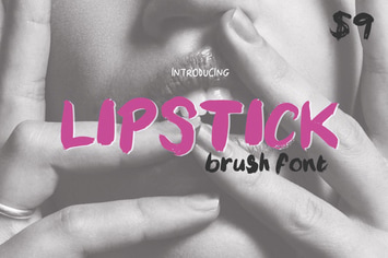 Lipstick Font