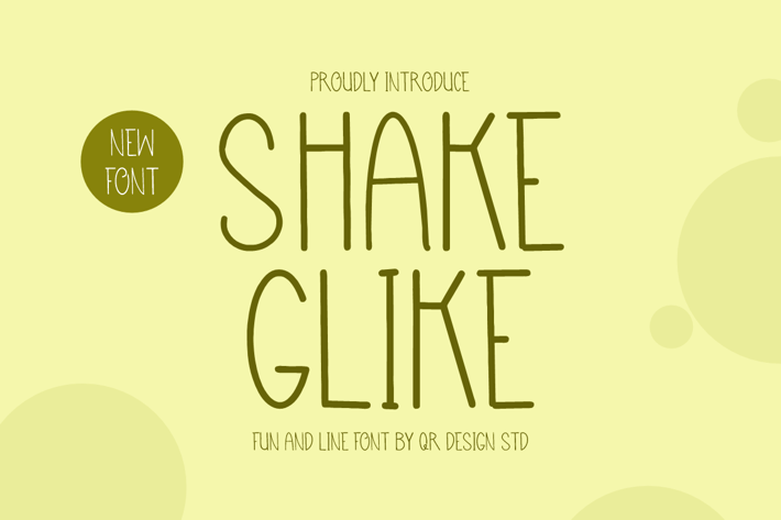 Shake Glike Font