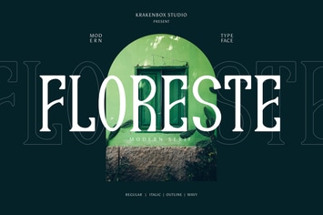 Floreste - Modern Wavy Serif