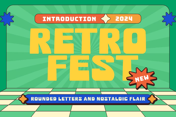 Retro Festival Font - Retrofest