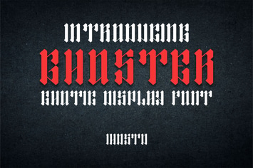Ghoster Ghotic Display Font