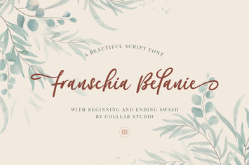 Franschia Belanie - A Script Font