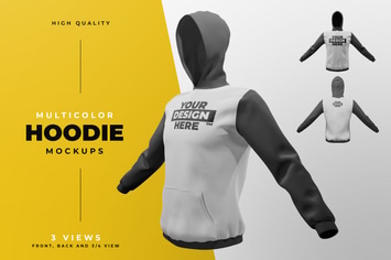 Realistic Hoodie Mockups