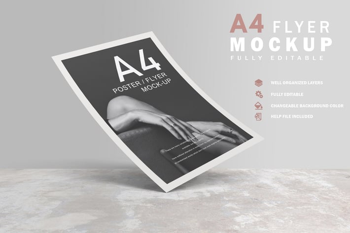 A4 Flyer Mockup V.1