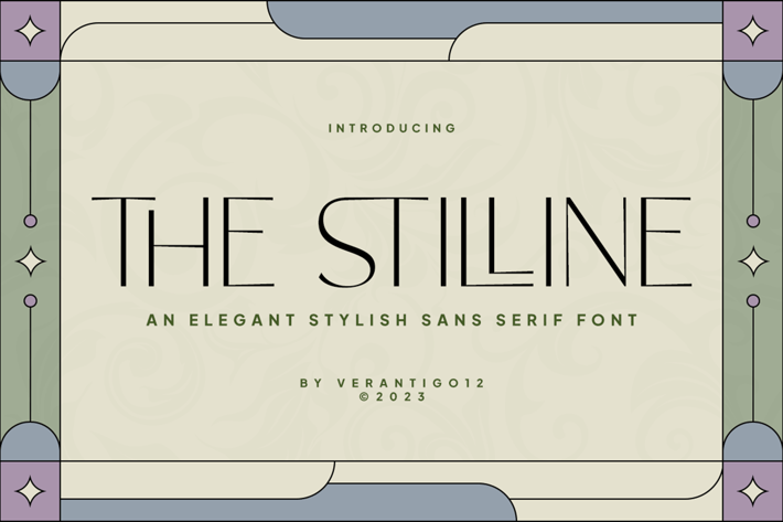 The Stilline - Sans Serif Font