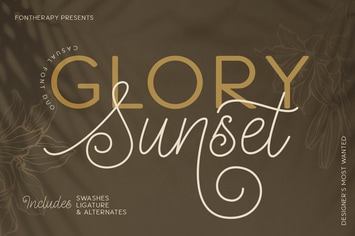 Glory Honey Business font Duo