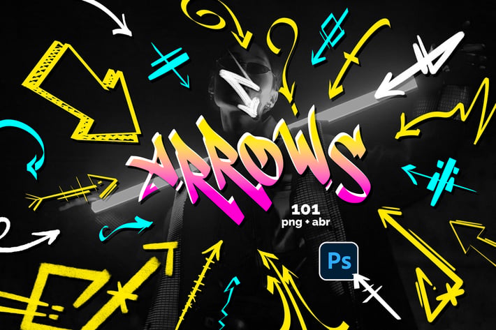 101 Hand drawn arrows